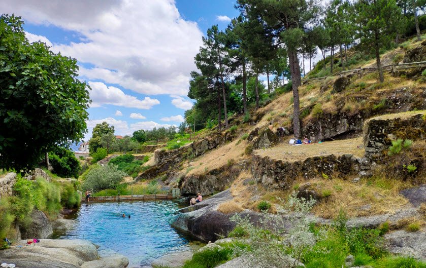 Praia Fluvial De Vila Do Carvalho, Portugal